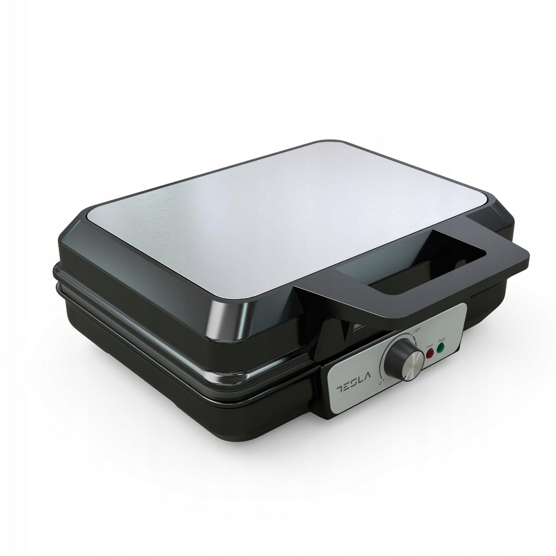 1000W electric stainless steel contact pan for large waffles Power rating 1000 W