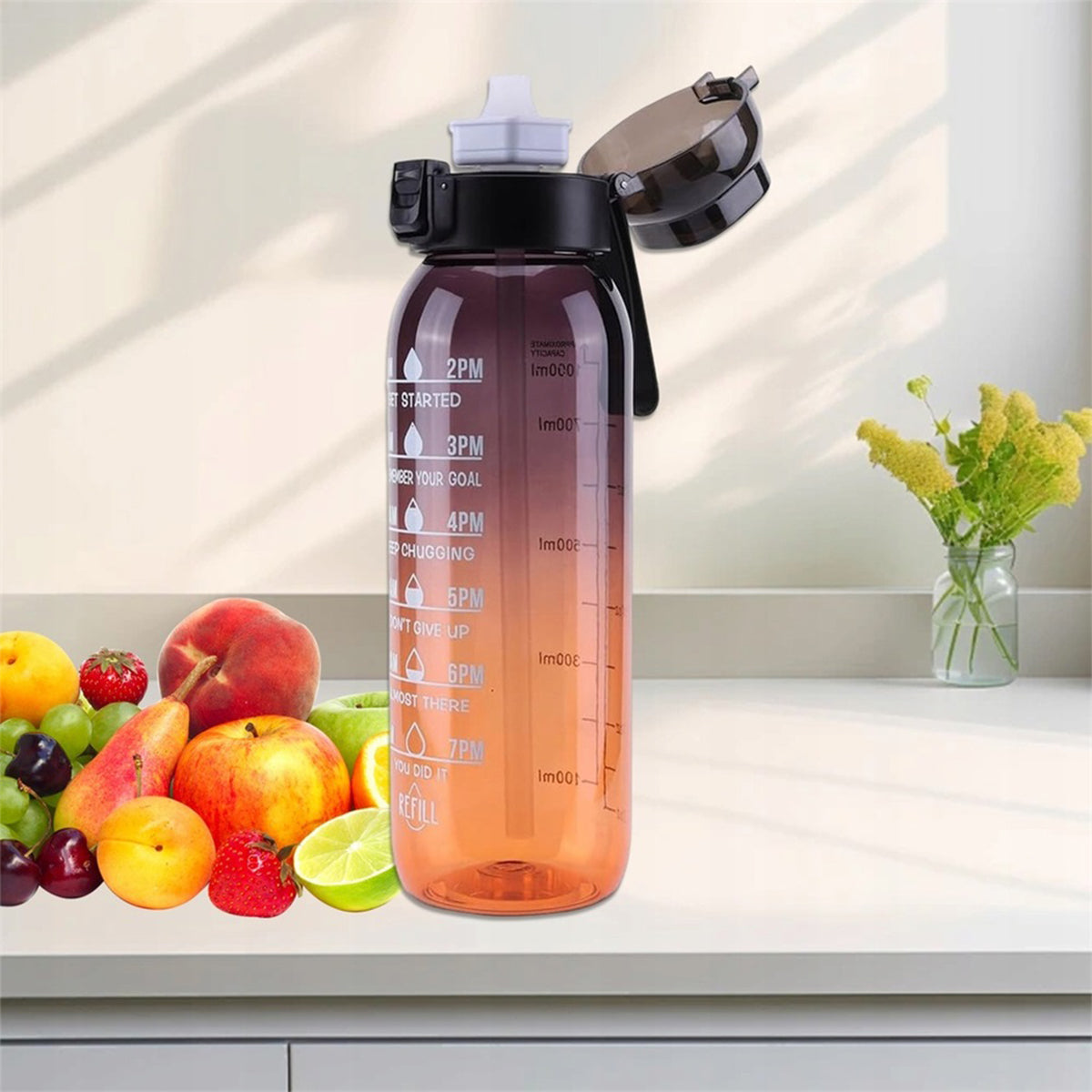 1000ml Fragrance Mug Fragrance Water Bottle - 7 Flavors Brand no brand