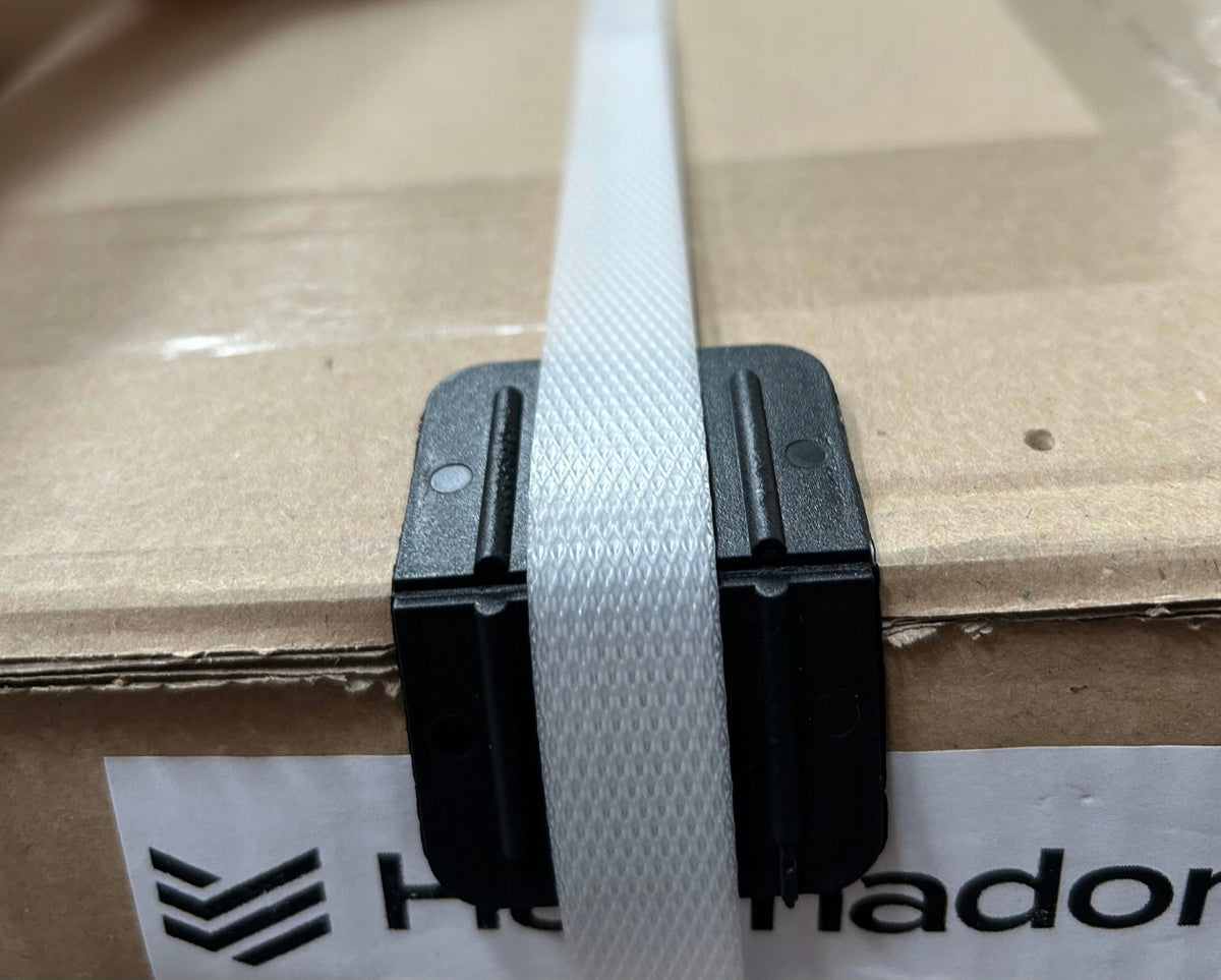 1000x Plastic Corner Protectors for PP/PET Strapping Bands Packaging status original