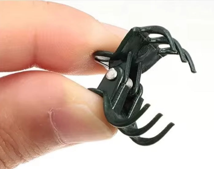 100PCS CLIPS FROG CLIPS FOR CLIMBING ORCHID ATTACHMENT PLANTS Color green