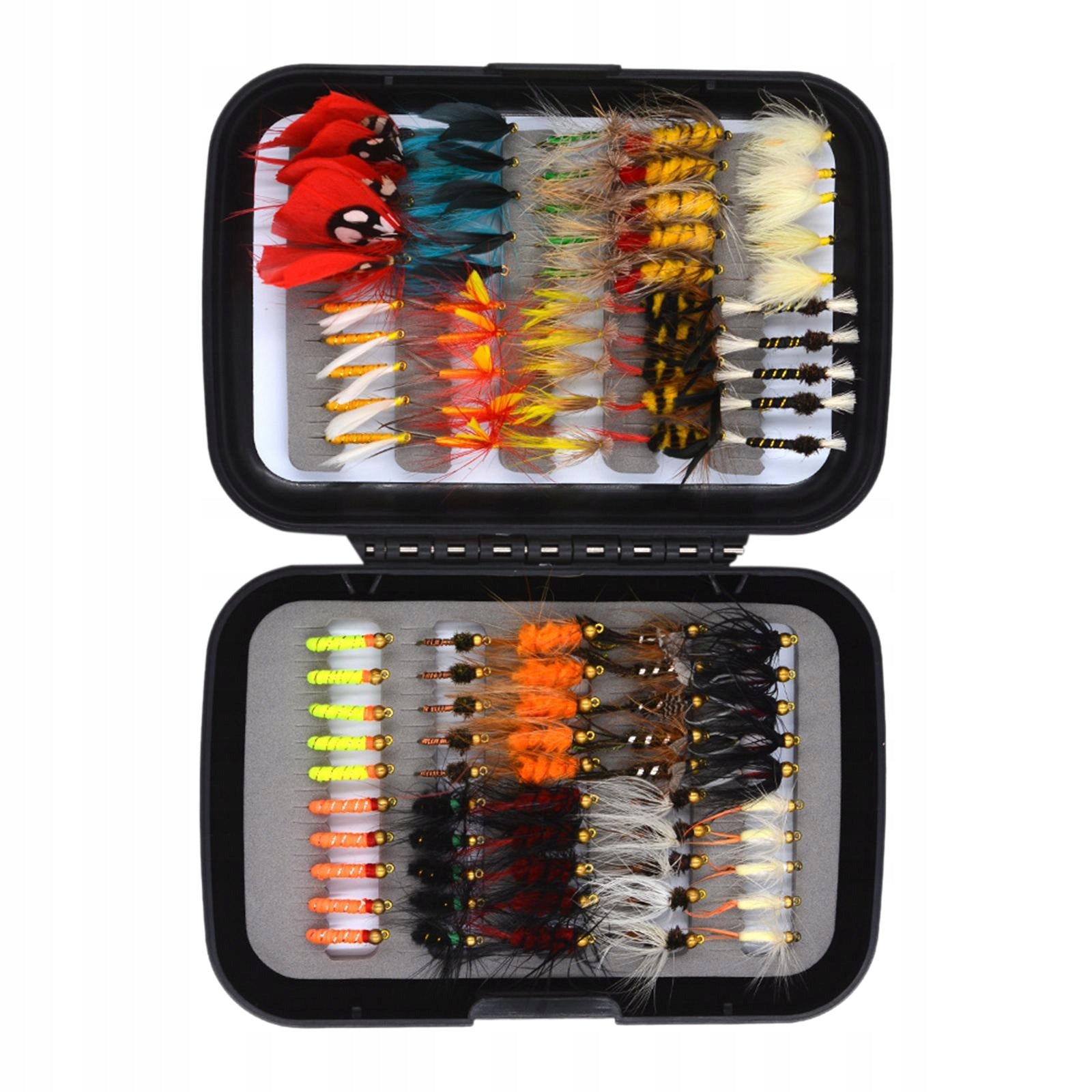 100Pcs Fly Fishing Flies Assortment with Brand no brand