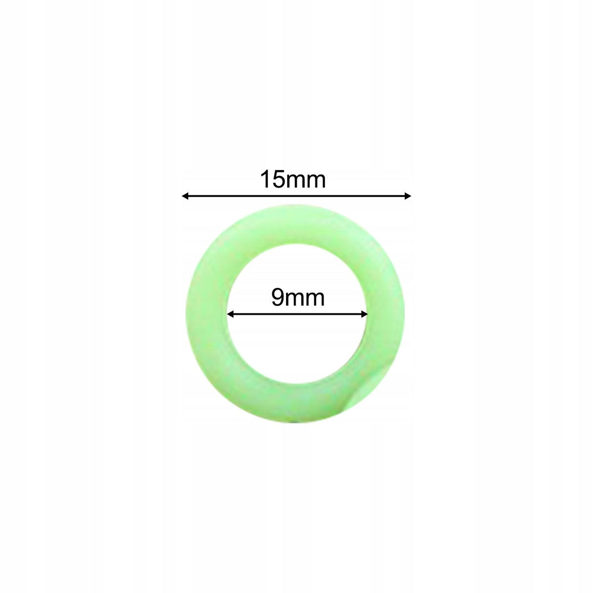 100Pcs Tent Stake Rings Silicone O Rings Tent Nail Rings Canopy Nail Rings Packaging status original