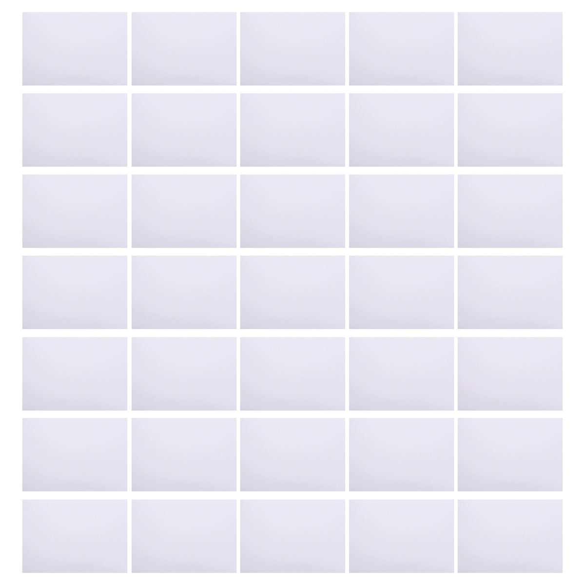 100Pcs White Matte Self-Adhesive Label Paper for Home Printer Stickers Manufacturer code 23361739