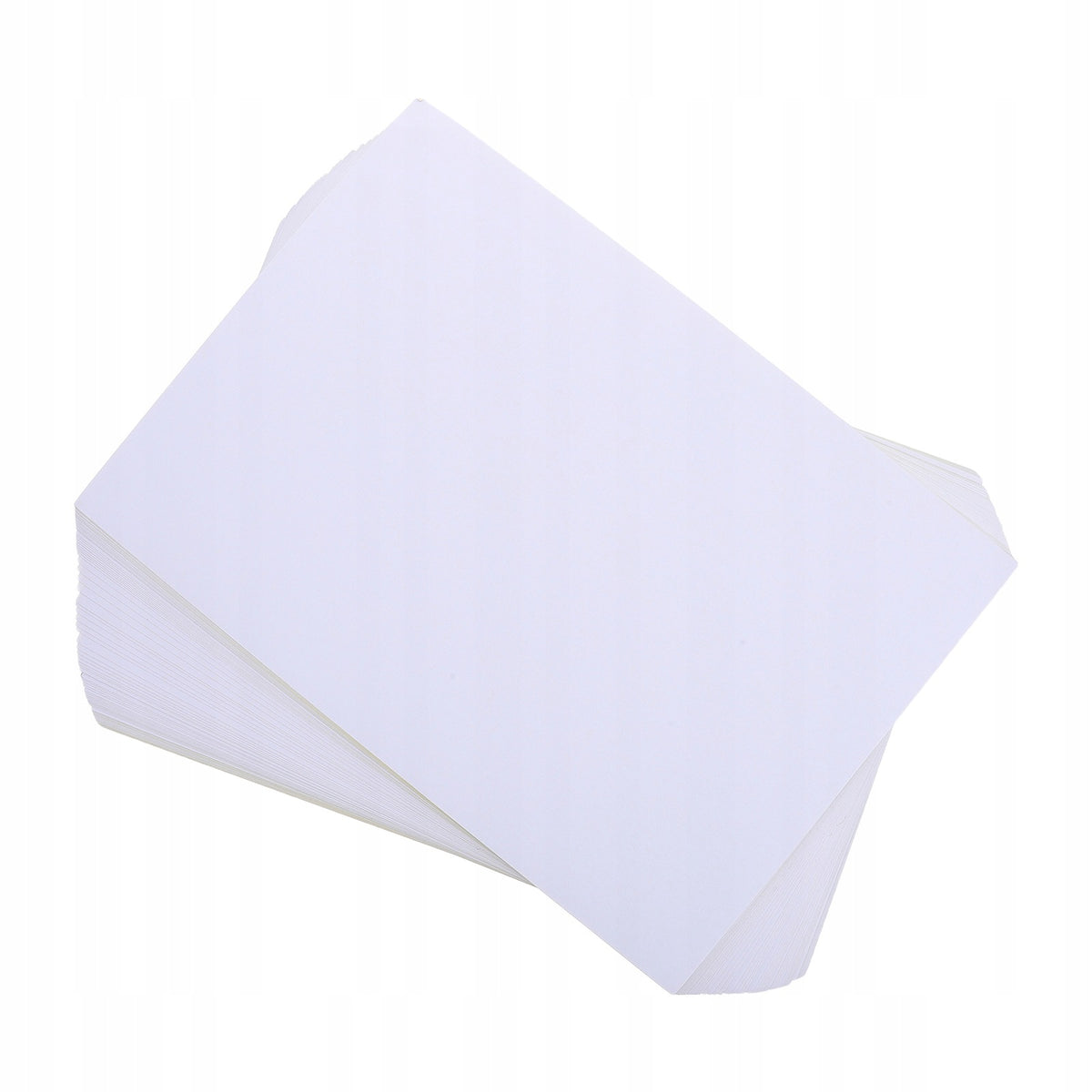 100Pcs White Matte Self-Adhesive Label Paper for Home Printer Stickers