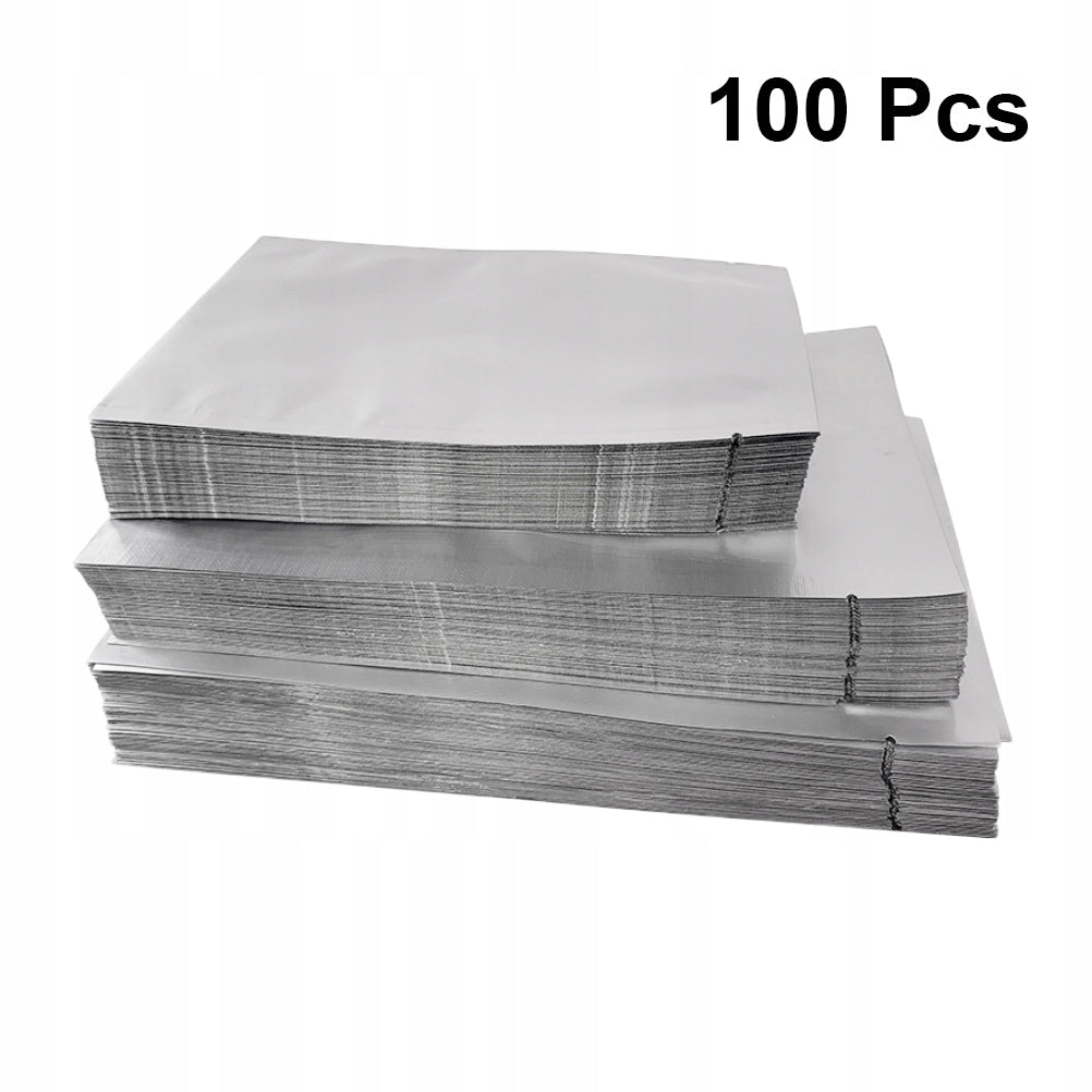 100SZT SZCZELNE ALUMINIOWE OPAKOWANIA DO ŻYWNOŚCI I KOSMETYKÓW Format 430 x 600 mm