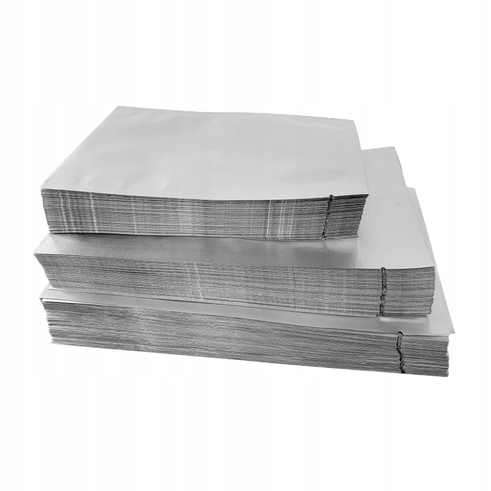 100SZT SZCZELNE ALUMINIOWE OPAKOWANIA DO ŻYWNOŚCI I KOSMETYKÓW