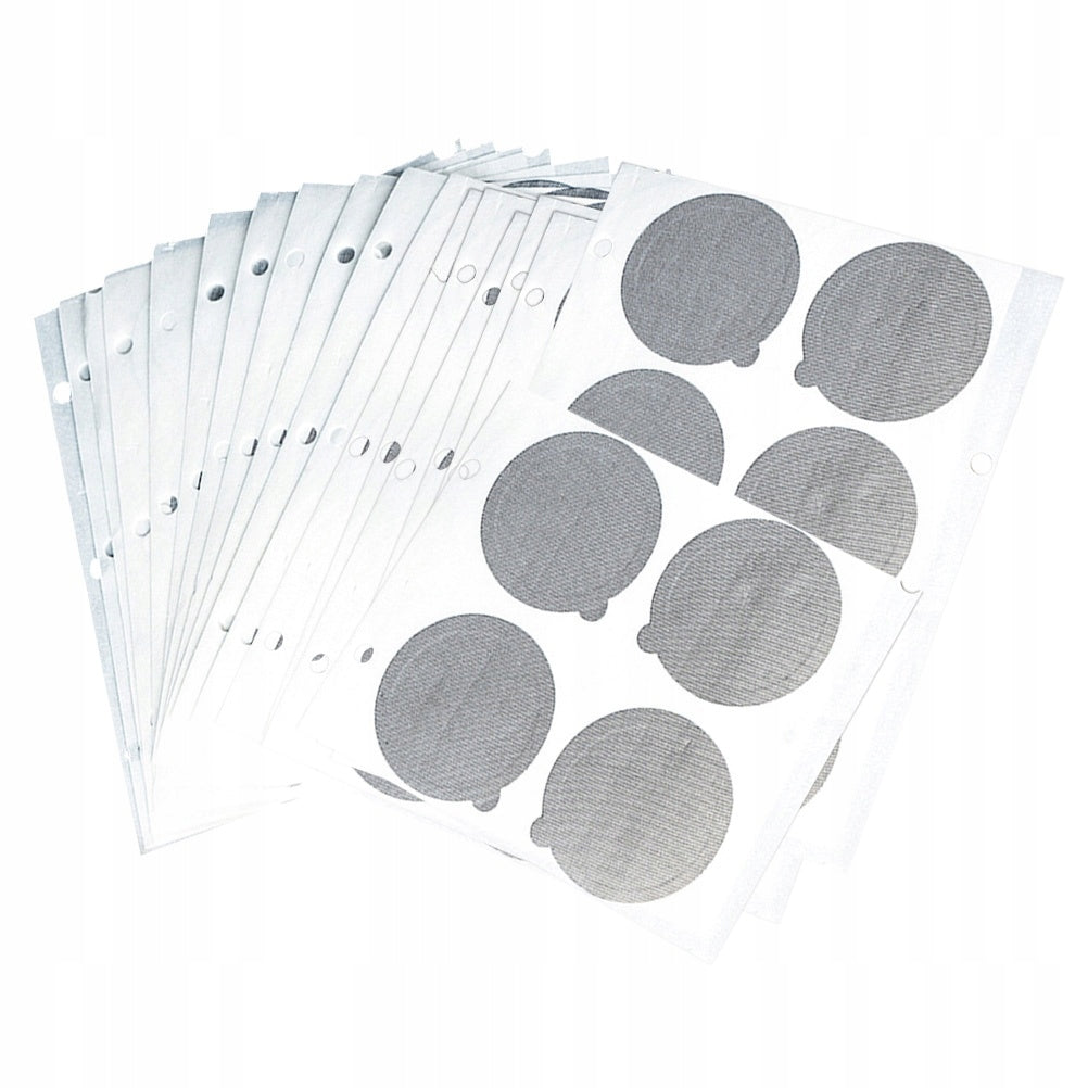 100SZT TRWAŁE ALUMINIOWE FOLIE USZCZELNIAJĄCE KAPSUŁKI