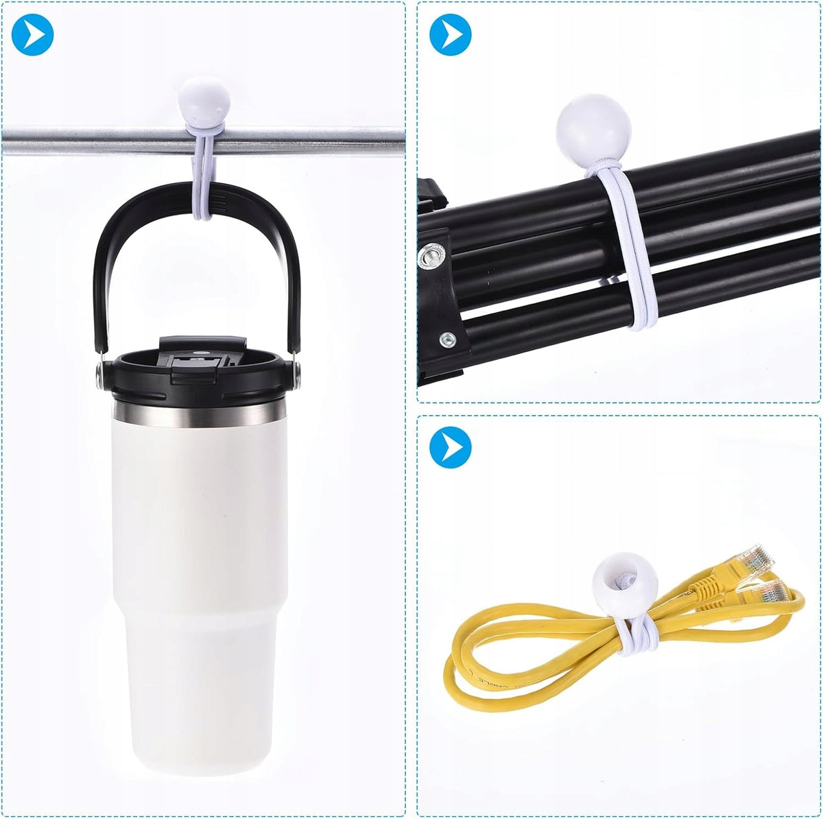 100X ELASTIC MOUNTING RUBBER STRONG ROPE BALL FOR FIXING THE PLANEDIKA Manufacturer code dywih258