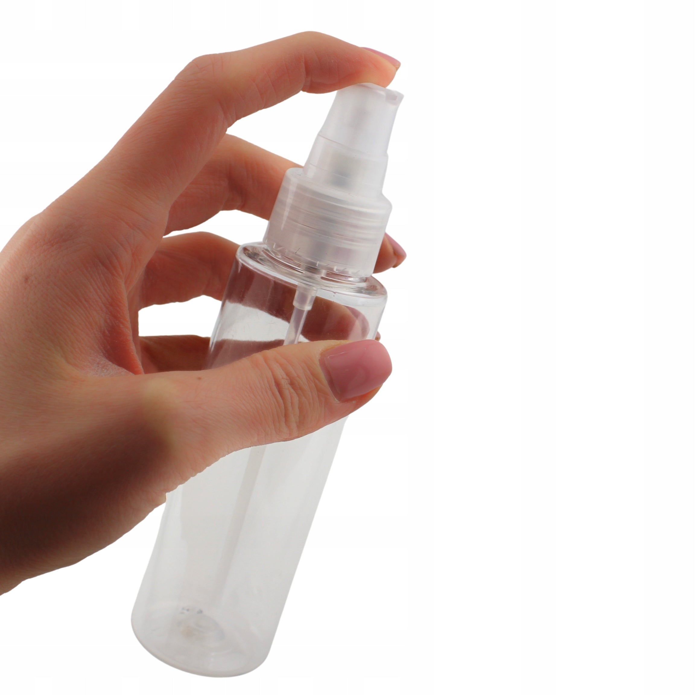 100ml Travel Bottle with Pump Plastic Airplane Bottle 10 Pcs Manufacturer code butelka z pompką 10 sztuk