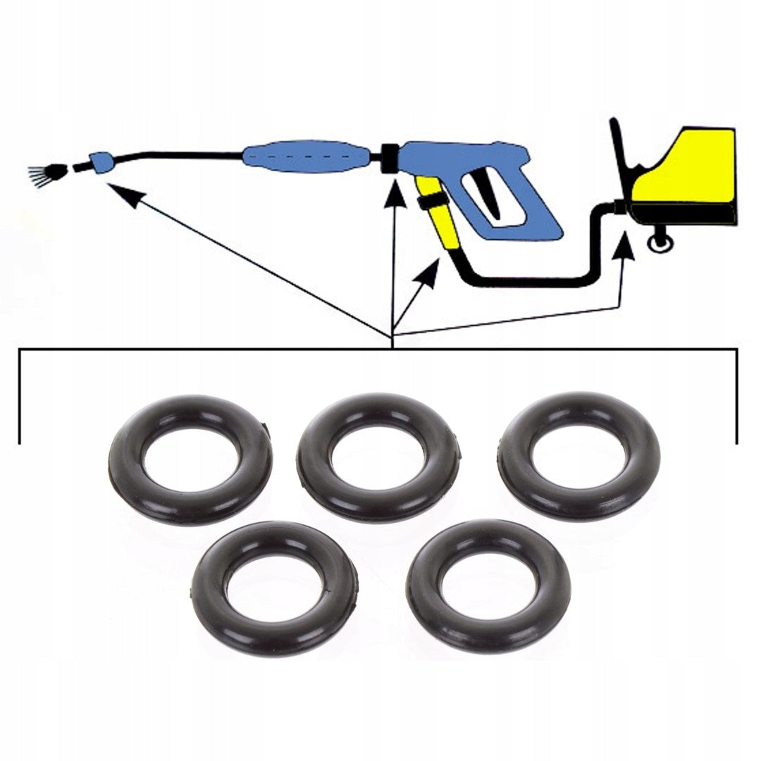 100pcs O-ring gaskets for KARCHER K2-K7 HD HDS nozzle hose lance Maximum power 500 W