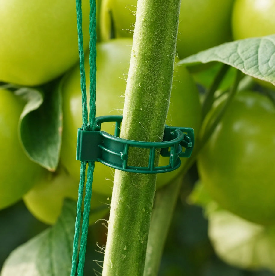 100x CLASP CLIPS FOR FIXING CUCUMBER TOMATO PLANTS FOR LIGATION Manufacturer code RC-K-2437