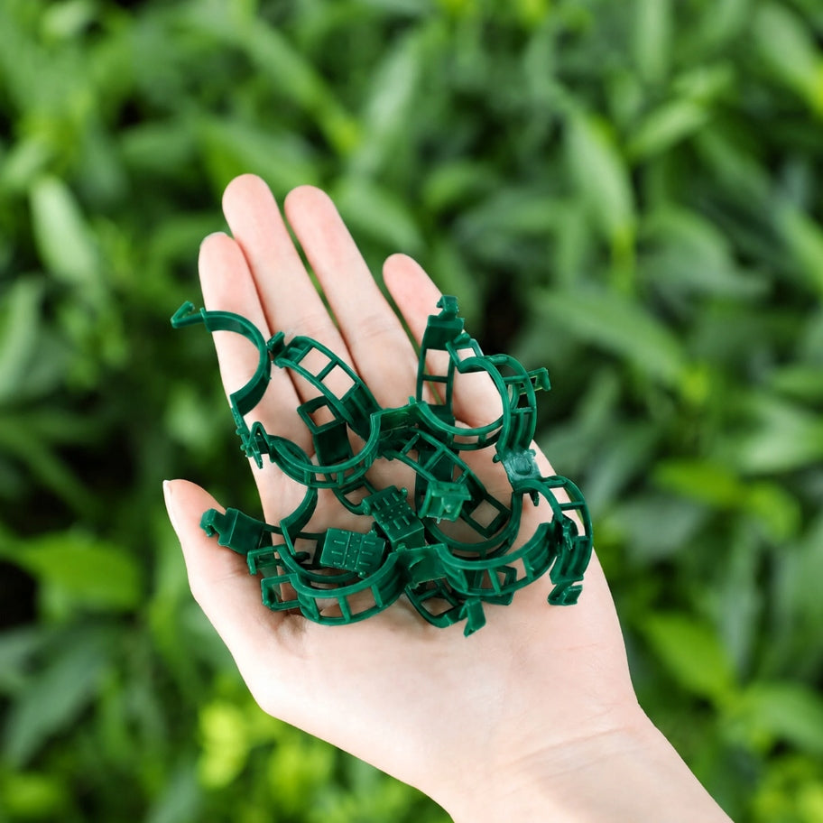 100x CLASP CLIPS FOR FIXING CUCUMBER TOMATO PLANTS FOR LIGATION Number of pieces 50 pcs