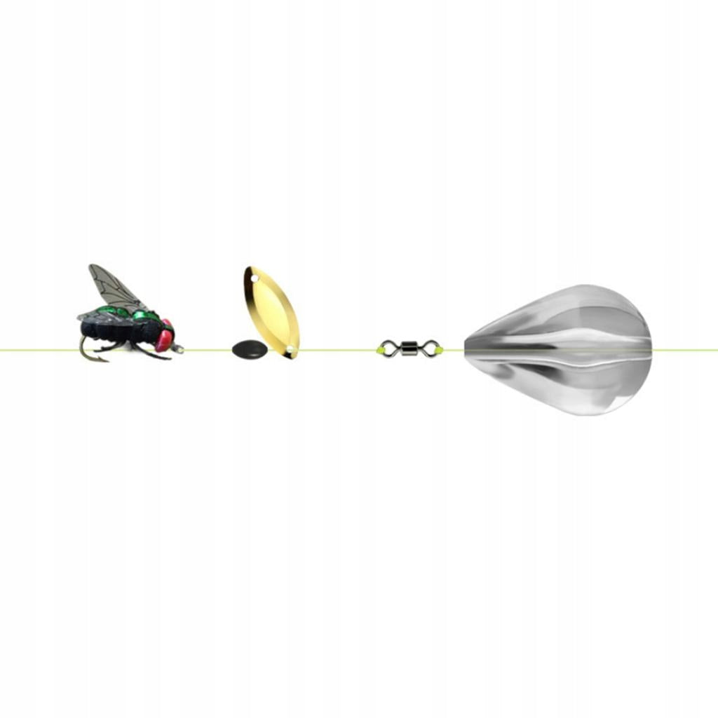 100x Fly Fishing Spoons Sequins Baits Spinnerbait Rod power Ultra Light