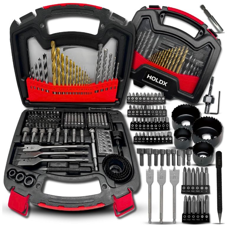 101EL HOLDX DRILL AND BIT TOOL SET FOR STEEL CONCRETE WOOD METAL