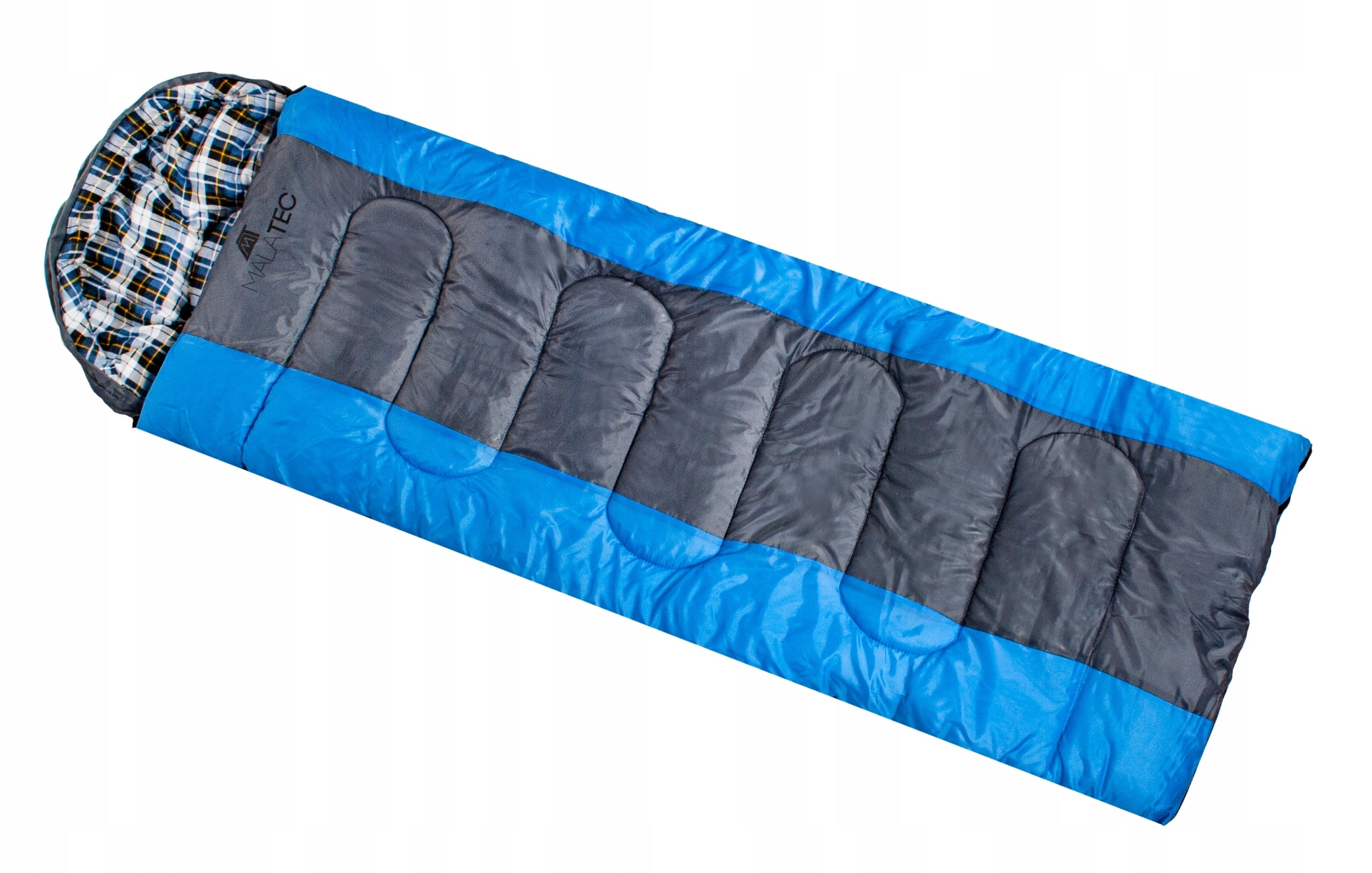 Touristenschlafsack, blau/schwarz 
