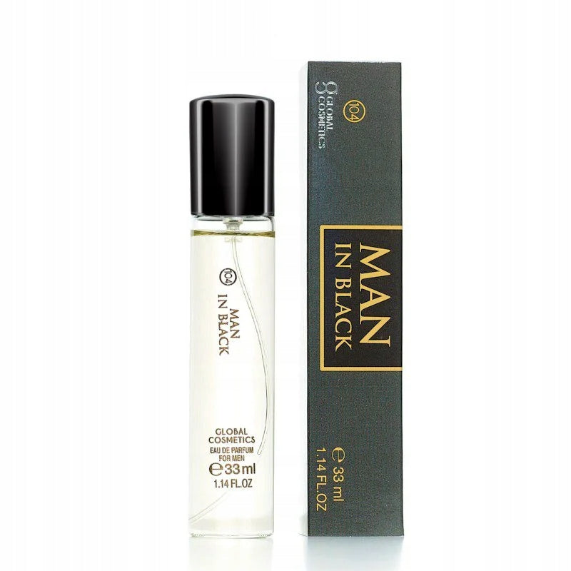 104 MEN'S PERFUME STRONG PERMANENT perfumes perfume MAN IN BLACK 33ml