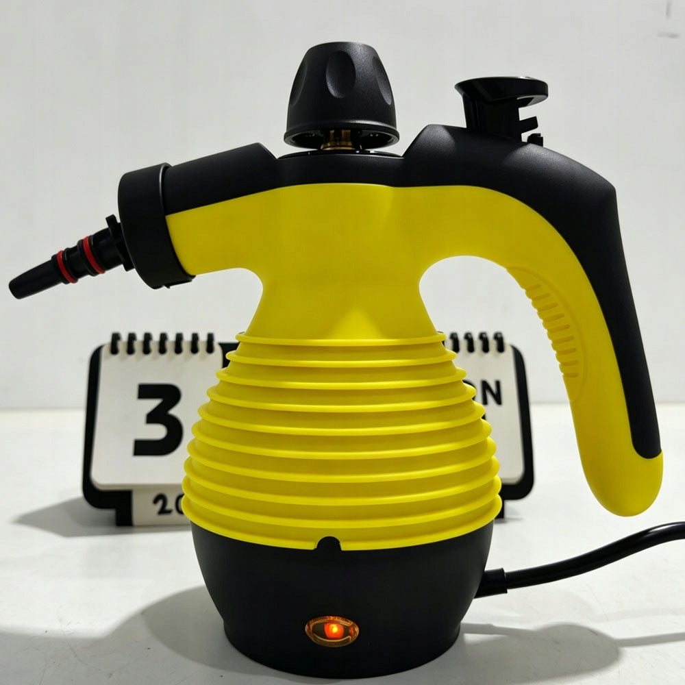 1050W PRESSURE STEAM CLEANER FOR WINDOW GROUT UPHOLSTERY WITH 9 ACCESSORIES 350ML Manufacturer code Ręczna myjka parowa