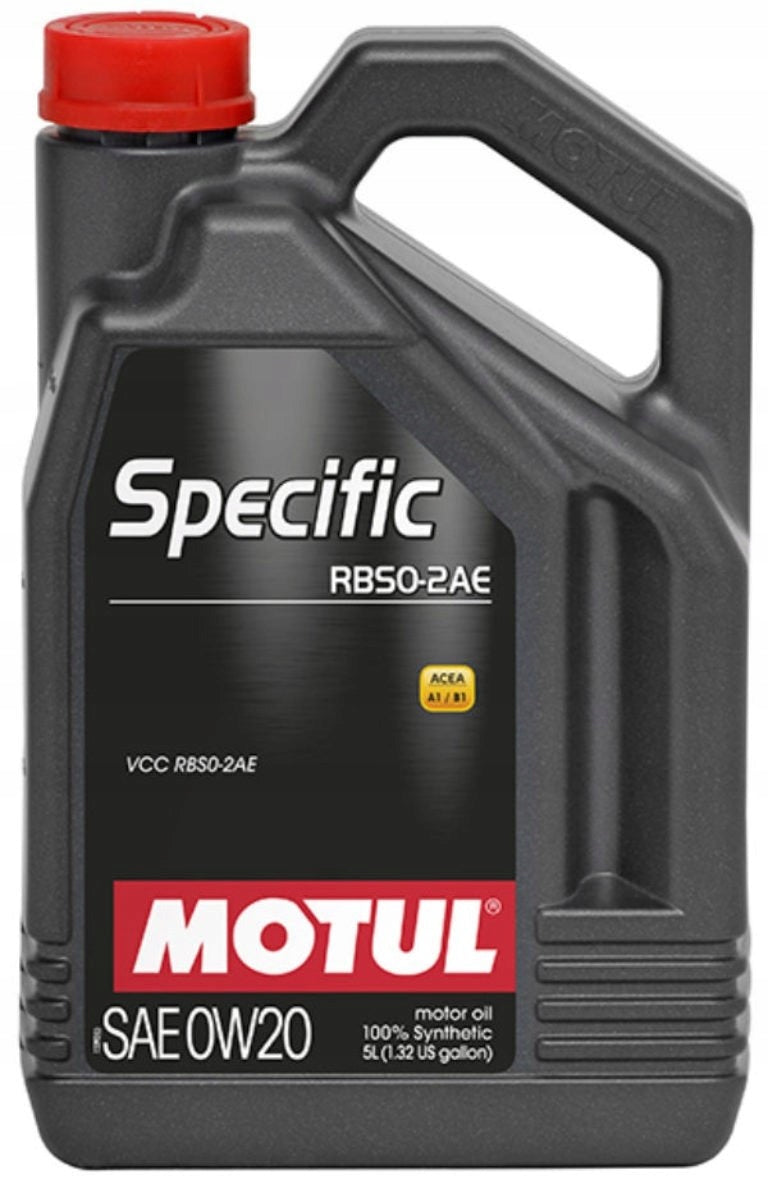 106045 MOTUL OIL 0W20 5L SPECIFIC RBS0-2AE / VOLVO VCC RBS0-2AE / C5 Packaging volume 5 l