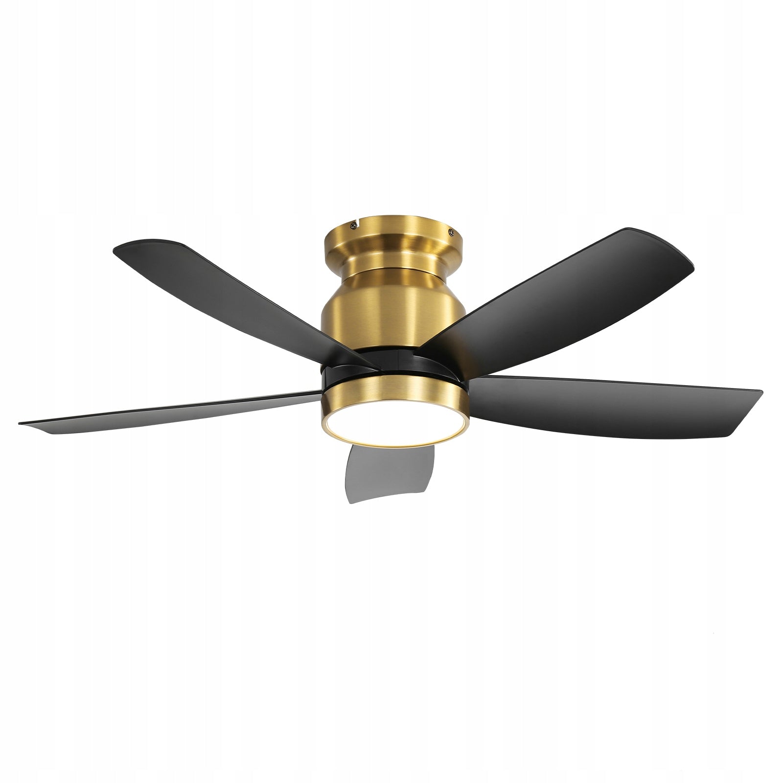 106cm Ceiling fan 6-speed Black 5 blades reversible remote control + light Packaging status original