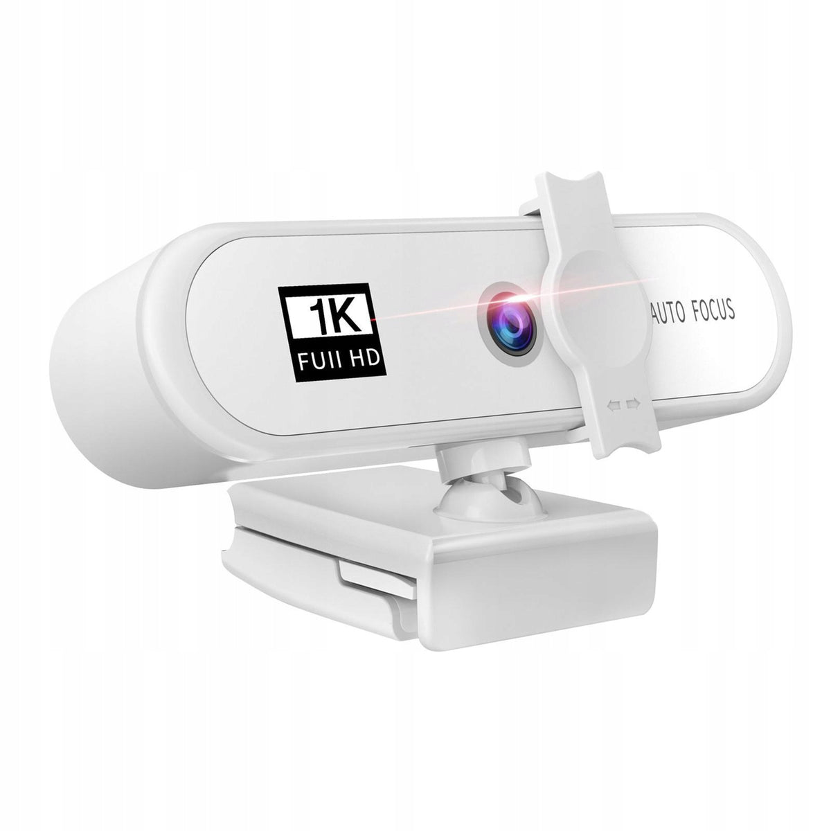 1080P/2K/4K Camera Autofocus with Microphone, plug , Video Calling 1k White
