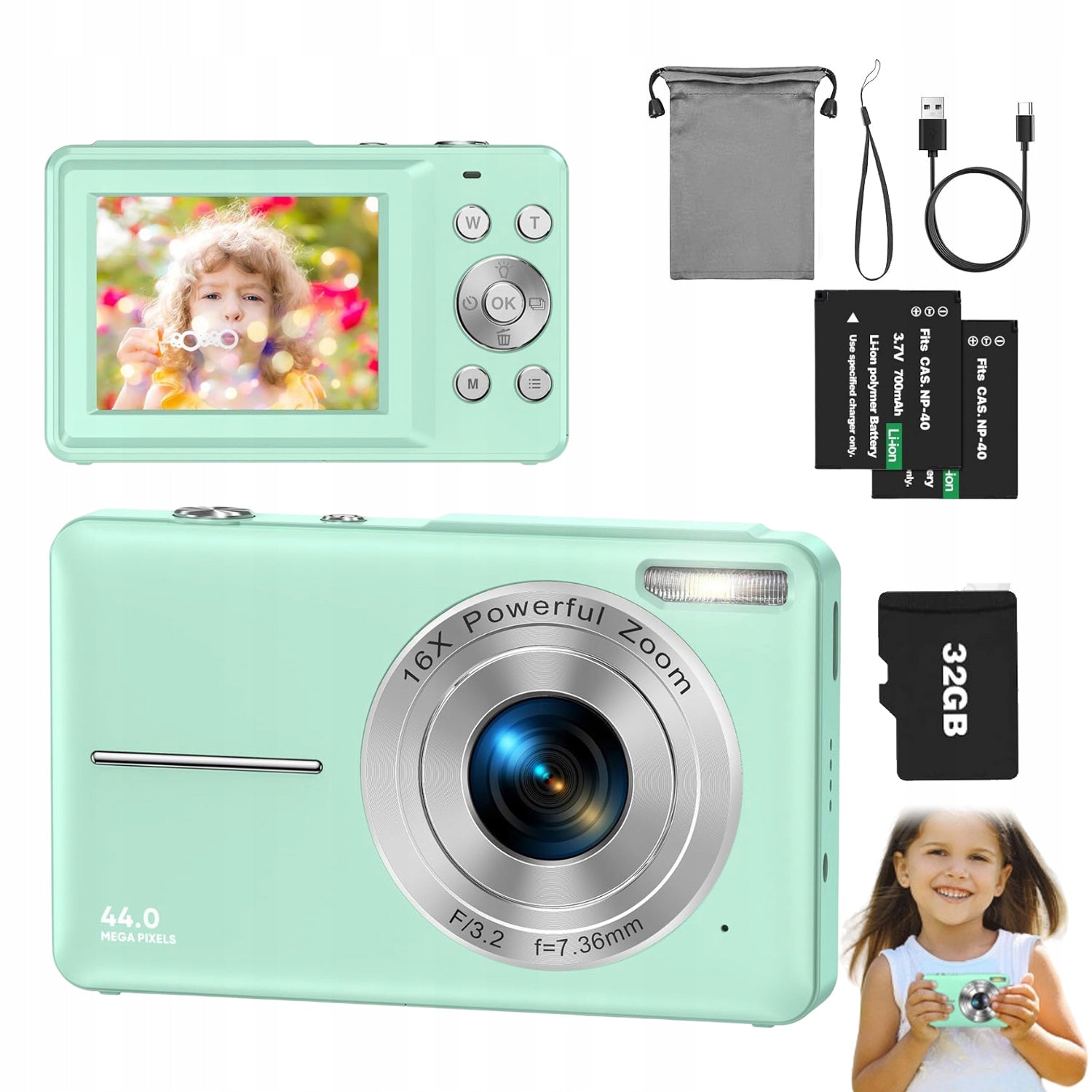 1080P DIGITAL CAMERA FOR KIDS WITH RECORDING FUNCTION