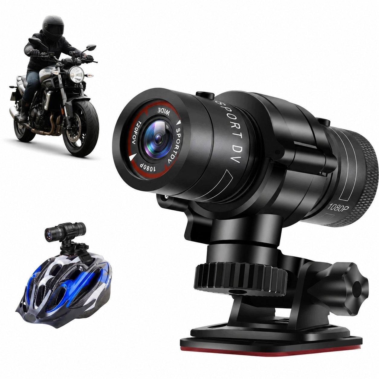 1080P FULL HD SPORTS CAMERA, BICYCLE HELMET VIDEO CAMERA, WATERPROOF