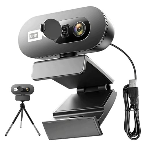 1080P FULL HD WEBCAM WITH MICROPHONE, AUTOMATIC FOCUS.