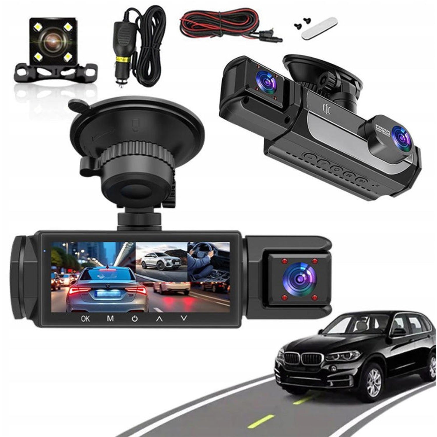 1080P IPS 150° Wide Viewing Angle Car Camera Brand no brand