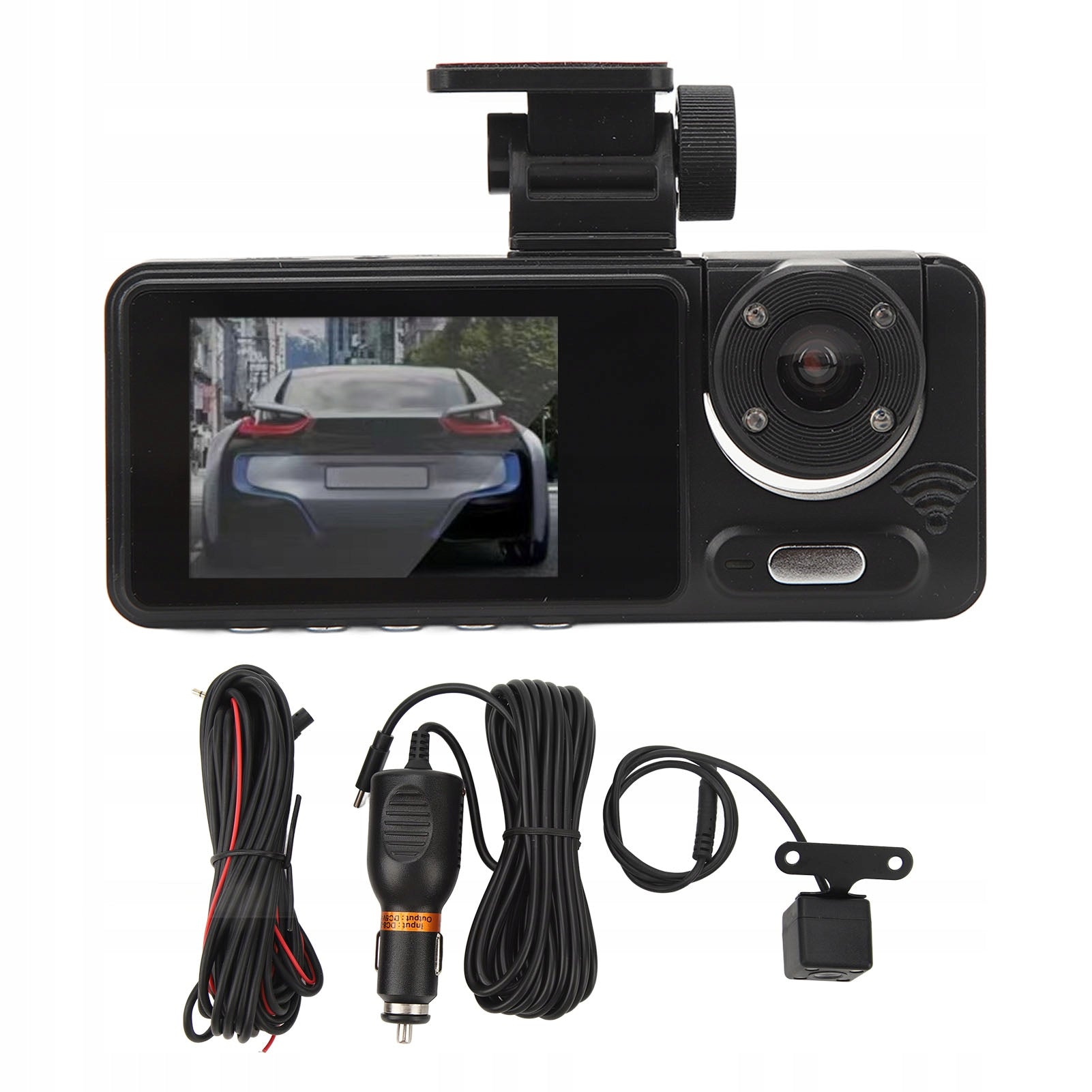 1080P Triple Lens Car Camera 2 Inch Display 44 Brand no brand
