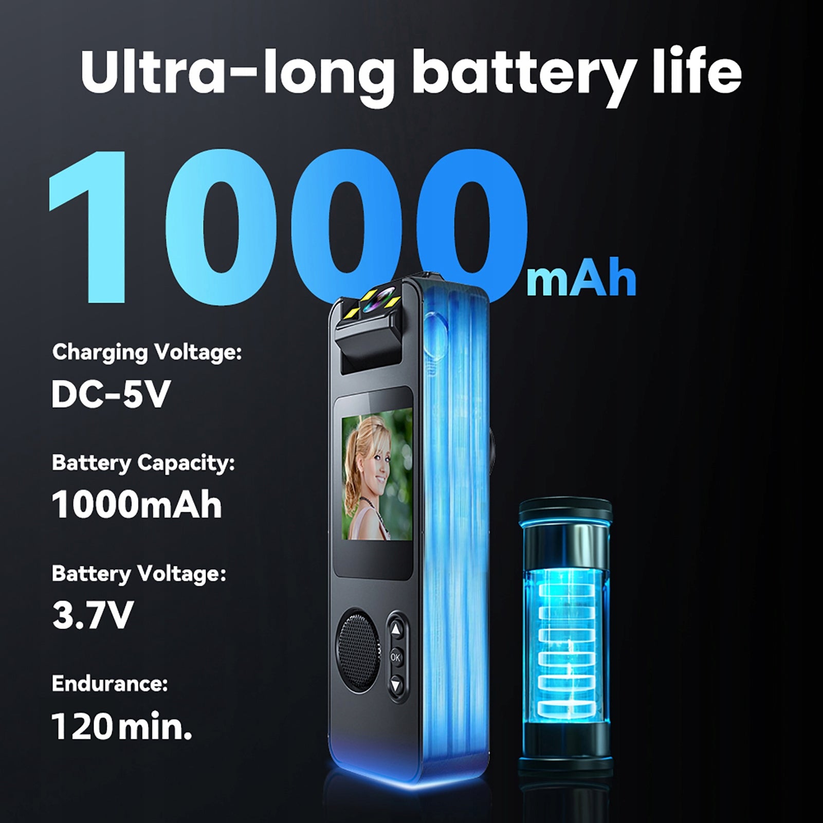 1080p Body Camera With Audio And Video Recording Wearable Camera 70