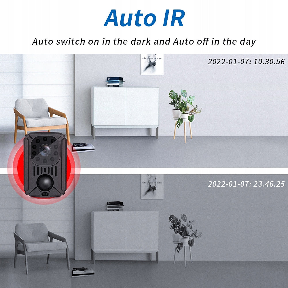 1080p HD Mounted Camera Portable Video Recorder With Automatic Night In Brand no brand
