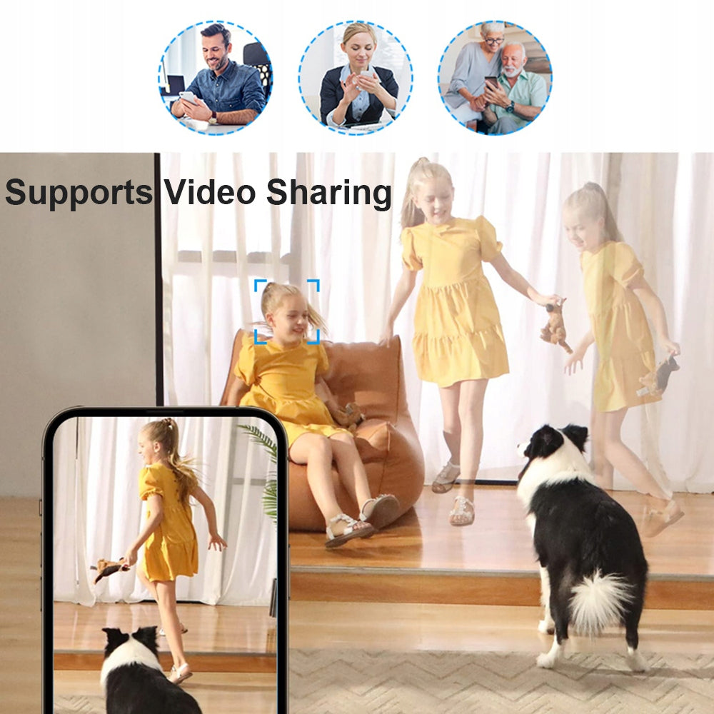 1080p Smart Wi-Fi Camera System Wireless Monitor 350° Rotatabl Brand no brand