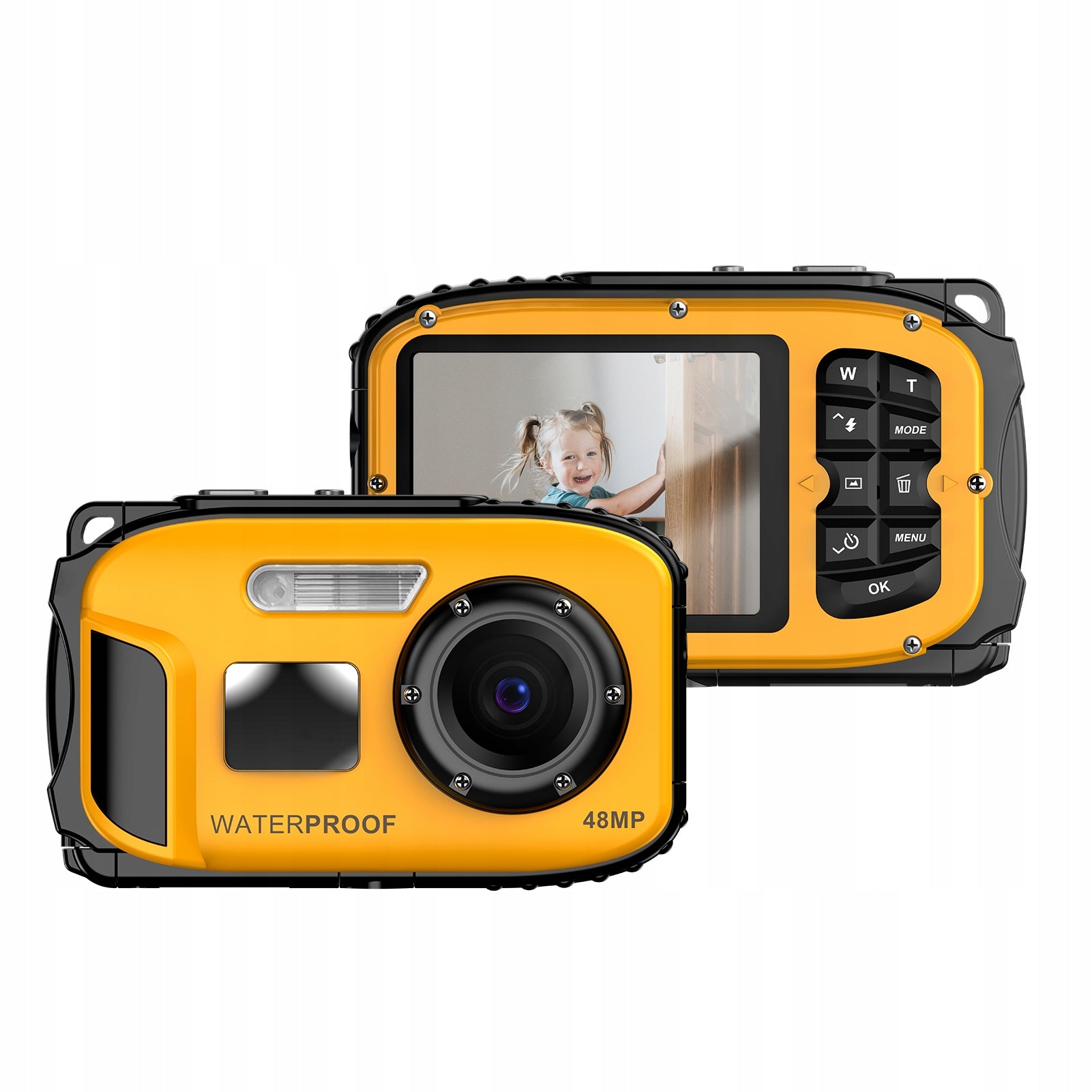 1080p Waterproof 48MP Digital Camera Digital Video Camera 2,4 Inch 3R Model 4390FYQF