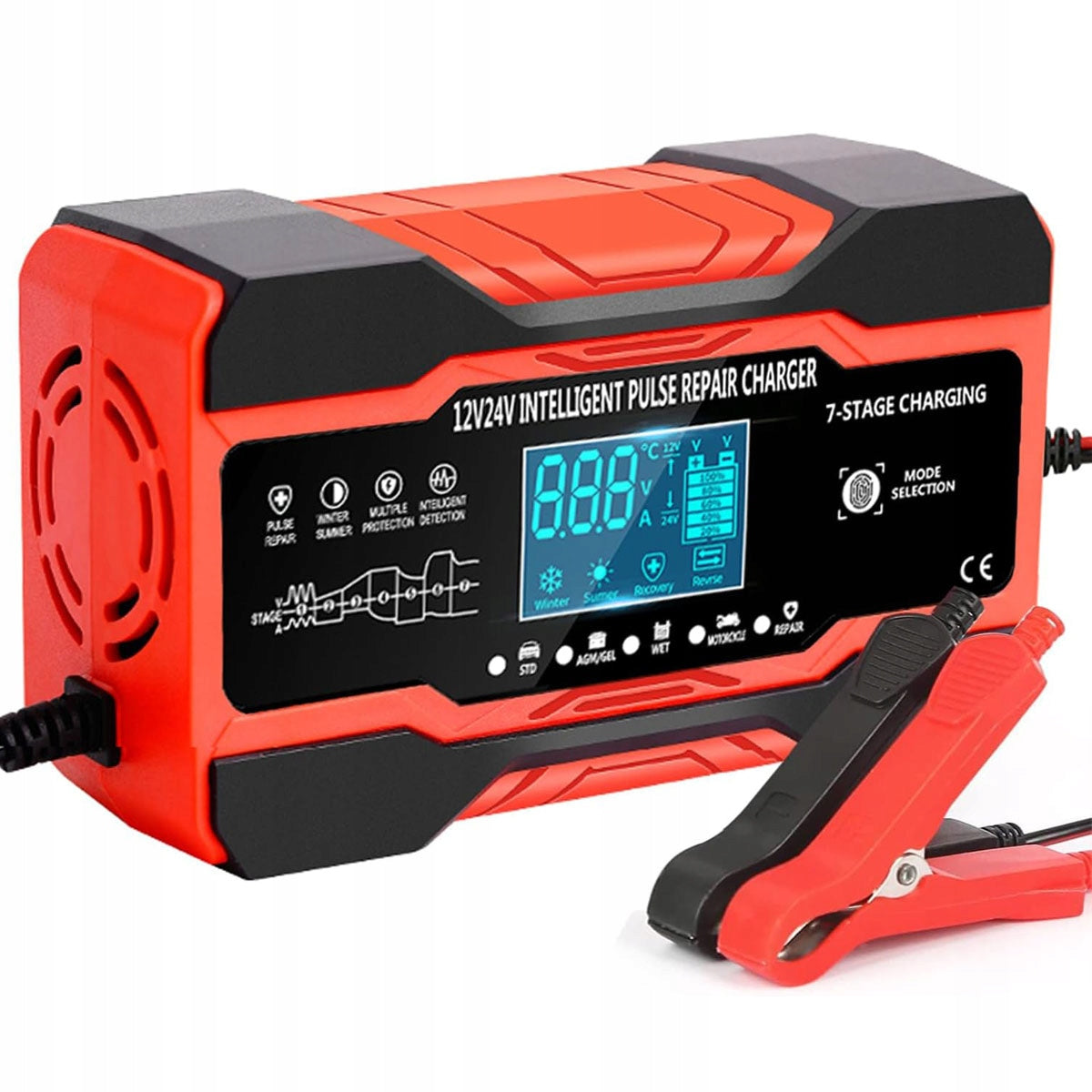 10A 12V/24V Rectifier for LCD Batteries Repair Function Charger