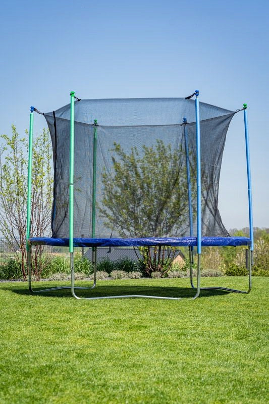 10FT GARDEN TRAMPOLINE FOR KIDS WITH MESH TRAMPOLINE WITH LADDER SOLID Kind with net