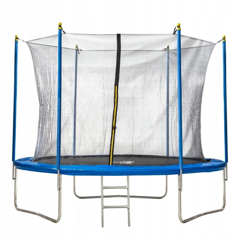 10FT GARDEN TRAMPOLINE FOR KIDS WITH MESH TRAMPOLINE WITH LADDER SOLID