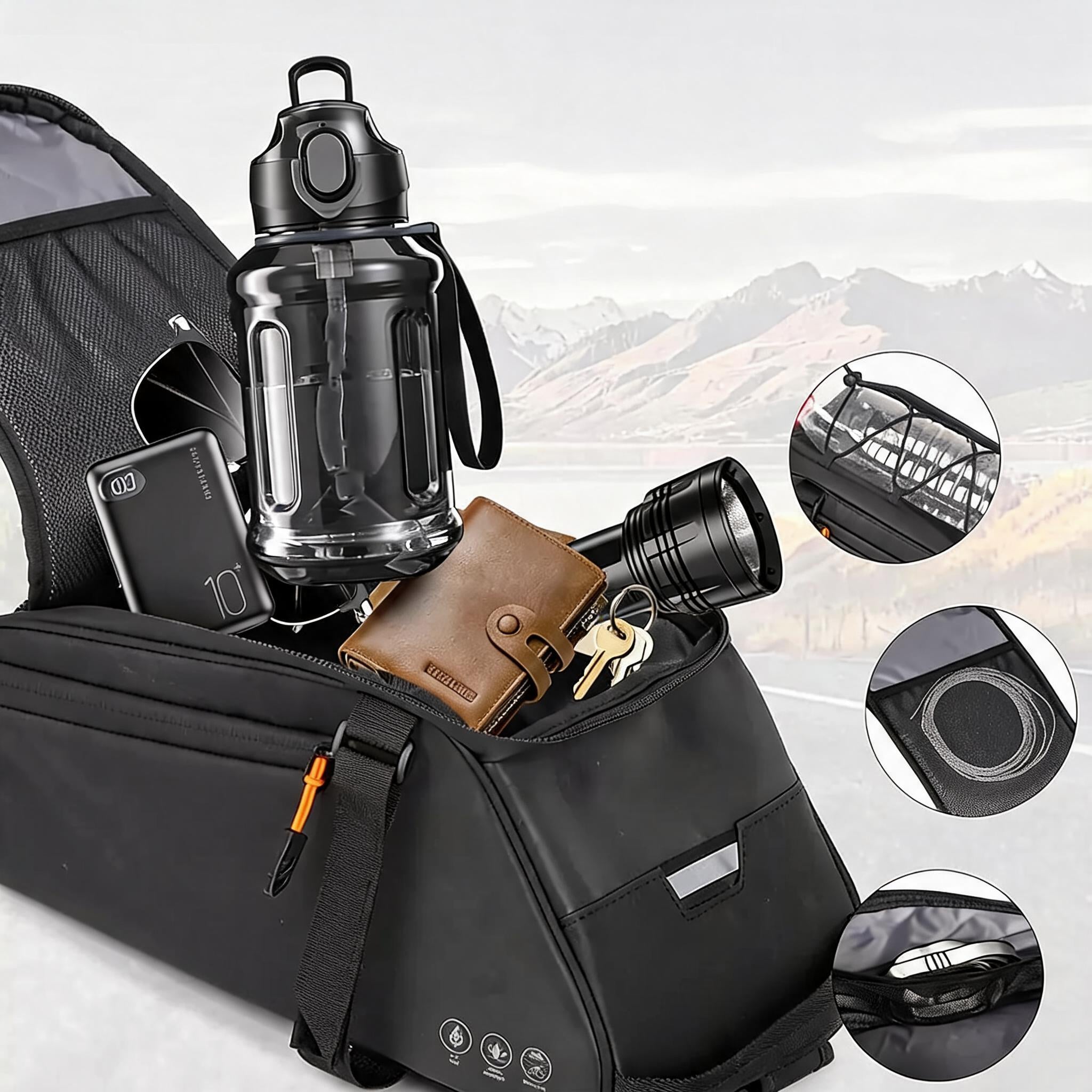10L 900D WATERPROOF BICYCLE PANNIERS FOR BICYCLE REAR RACK Model 5907769380570