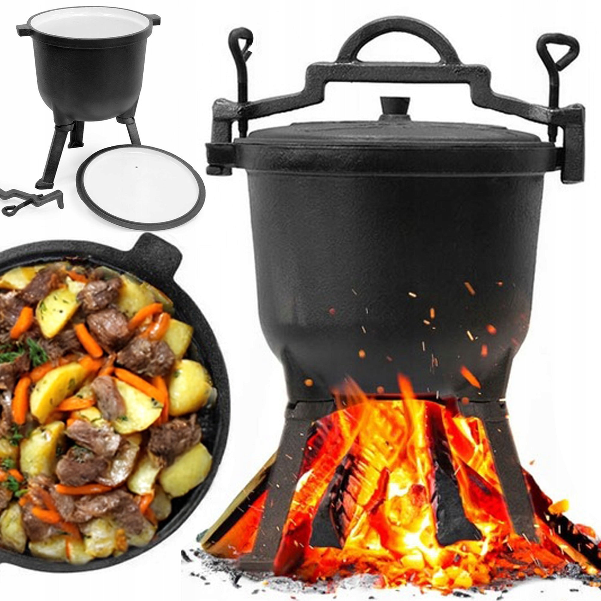 10L ENAMEL BOILER STANDING HUNGARIAN FOR COOKING LARGE