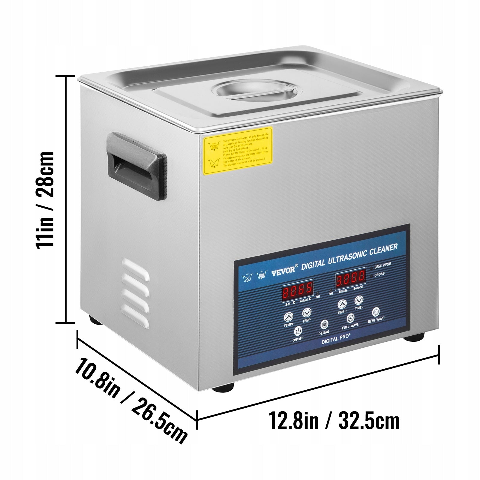10L Ultrasonic Cleaner Dual Frequency Heater 28/40KHz Jewelry Parts EAN (GTIN) 0840281571925