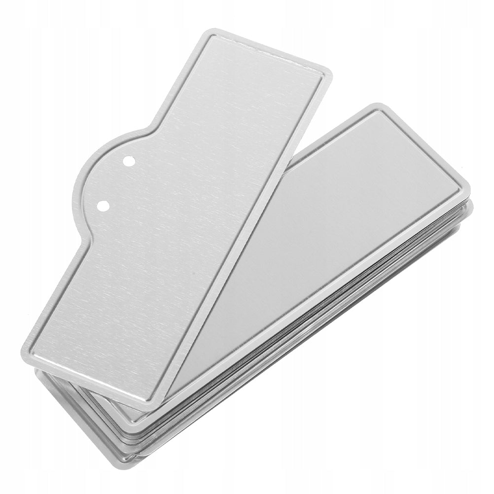 10PCS ALUMINUM GARDEN PLANT MARKERS LIGHTWEIGHT METAL LABEL TAGS Width 38 mm