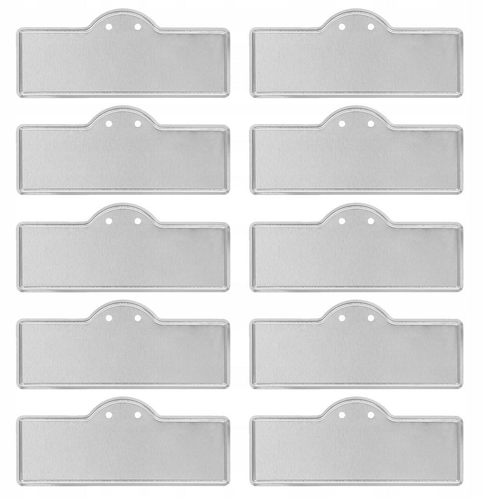 10PCS ALUMINUM GARDEN PLANT MARKERS LIGHTWEIGHT METAL LABEL TAGS