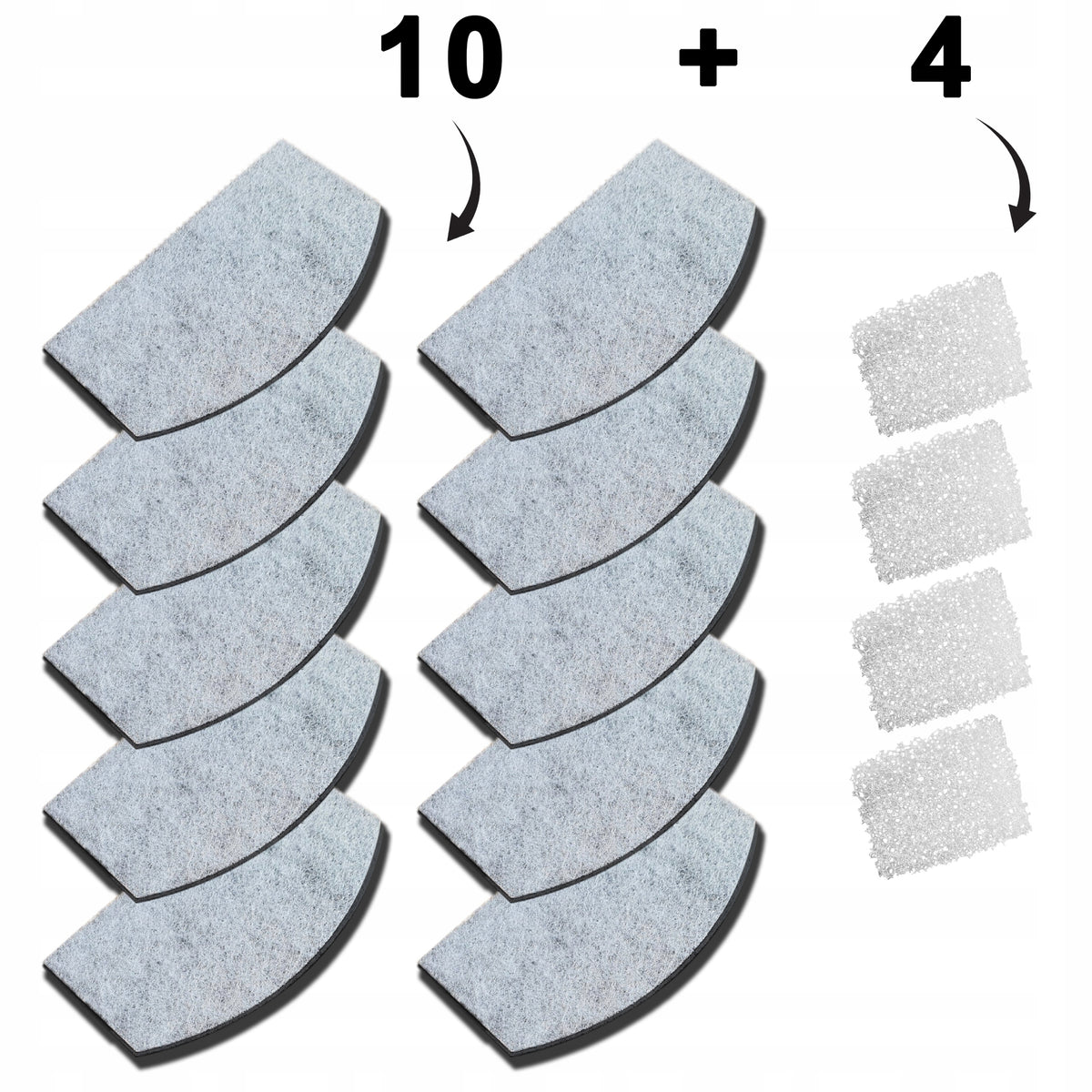 10PCS CARBON FILTER FOR DOG CAT WATER FOUNTAIN DRINKER