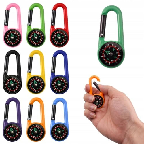 10PCS KEY COMPASS SURVIVAL CAMPING COMPASS PIECES Brand no brand