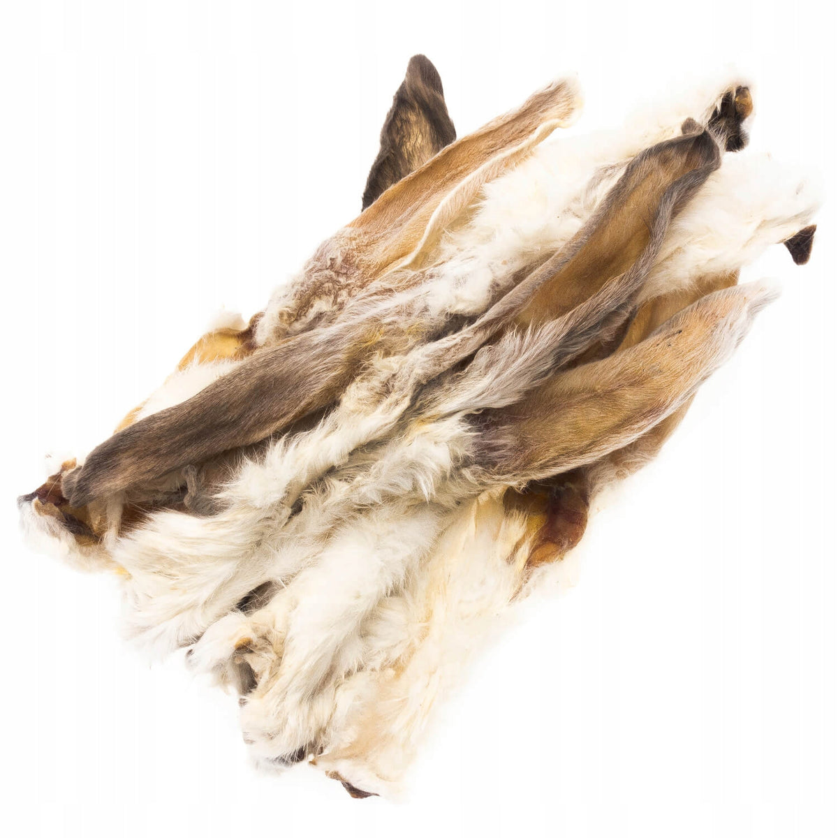 10PCS Rabbit Ears Dog Treat with Fur