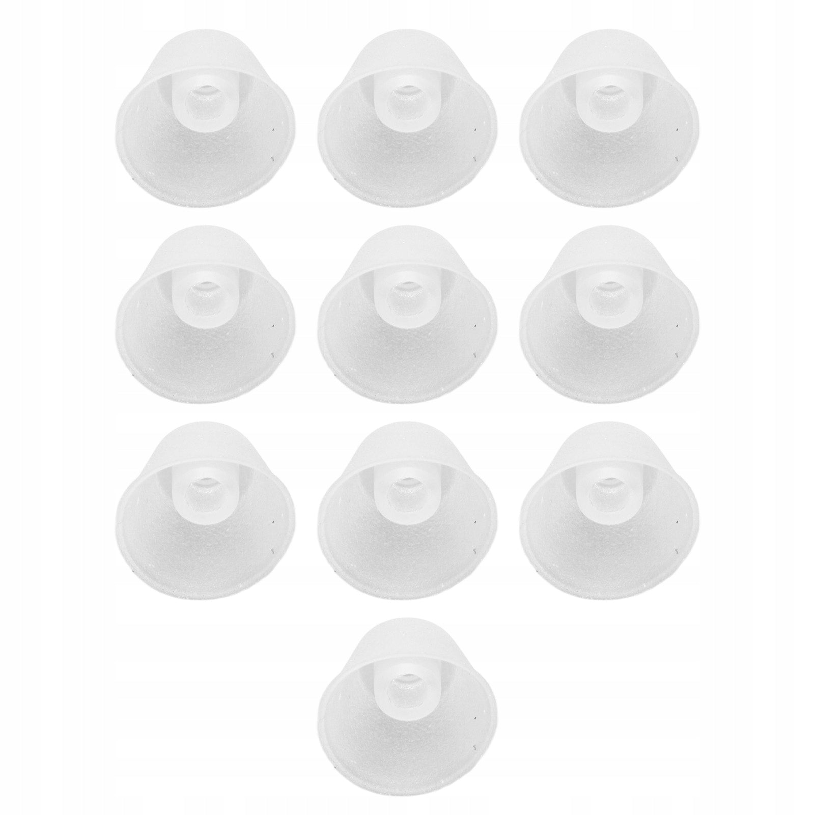 10PCS SILICONE EARBUDS FOR HEARING AID