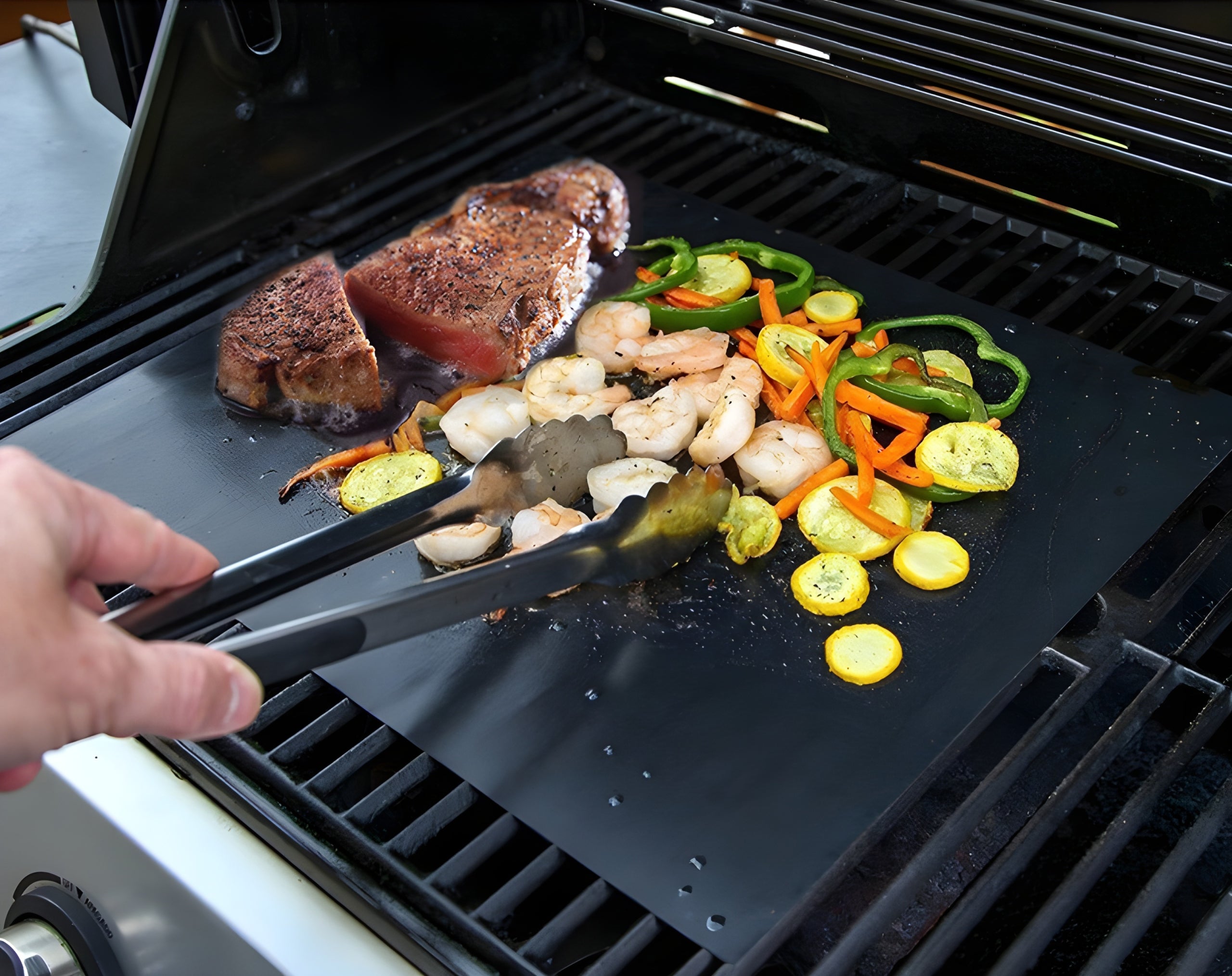 10PCS TEFLON MAT GRILL TRAY BAKING TRAY REUSABLE 10x Product width 33 cm