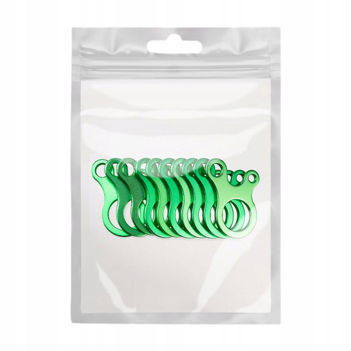 10Pc guyline Tensioners Tent Rope Tightener Hiking Wind Rope Buckle Green