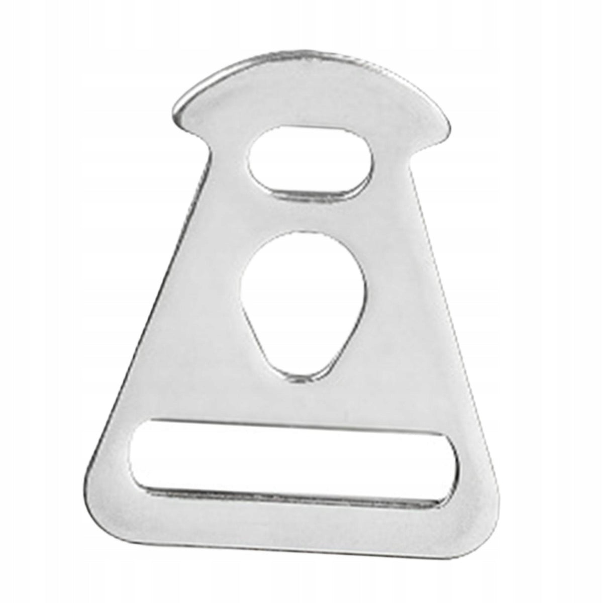 10Pcs AntiSlip Tightening Buckles Triangle Ring Adjusters 3 Hole Bent