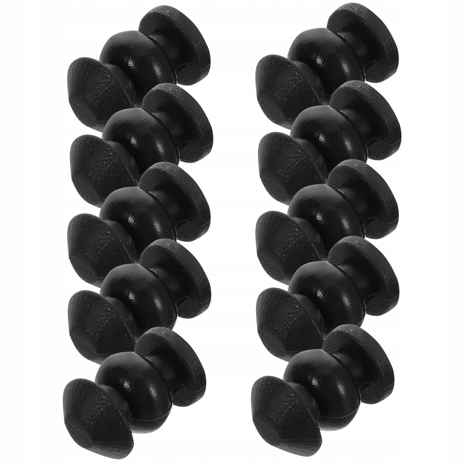 10Pcs Black Silicone Shock Absorber Balls for Drone Gimbal Stabilization Model 20838386250408