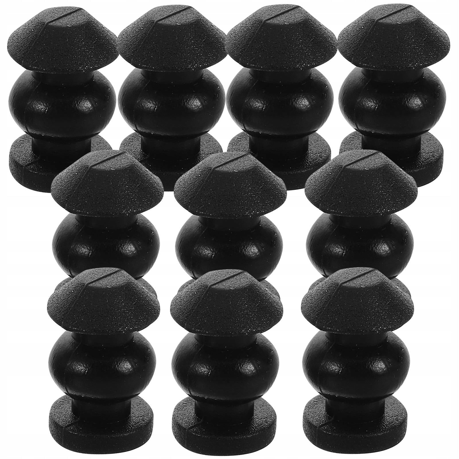 10Pcs Black Silicone Shock Absorber Balls for Drone Gimbal Stabilization